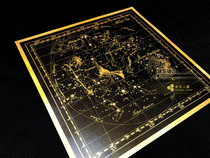 Boves Dogs Corner Quadrant Star Star Gold and Silver Poster Decorative Painting