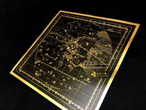 Taurus 12 constellations ins wind universe celestial body picture gold leaf poster decorative painting