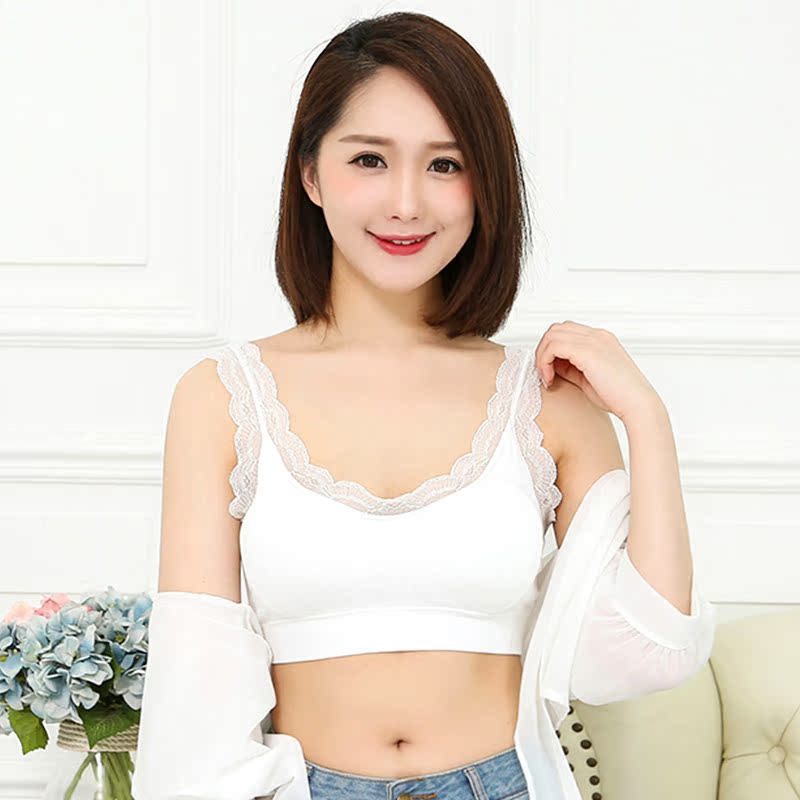 Nam Cực đồ lót womens ngực nhỏ tụ tập để thu thập một cặp vú mỏng điều chỉnh áo ngực sexy ren trên áo ngực.