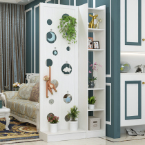 European-style screen partition living room bedroom entrance modern simple decoration light luxury wood multi-layer board feng shui seat screen