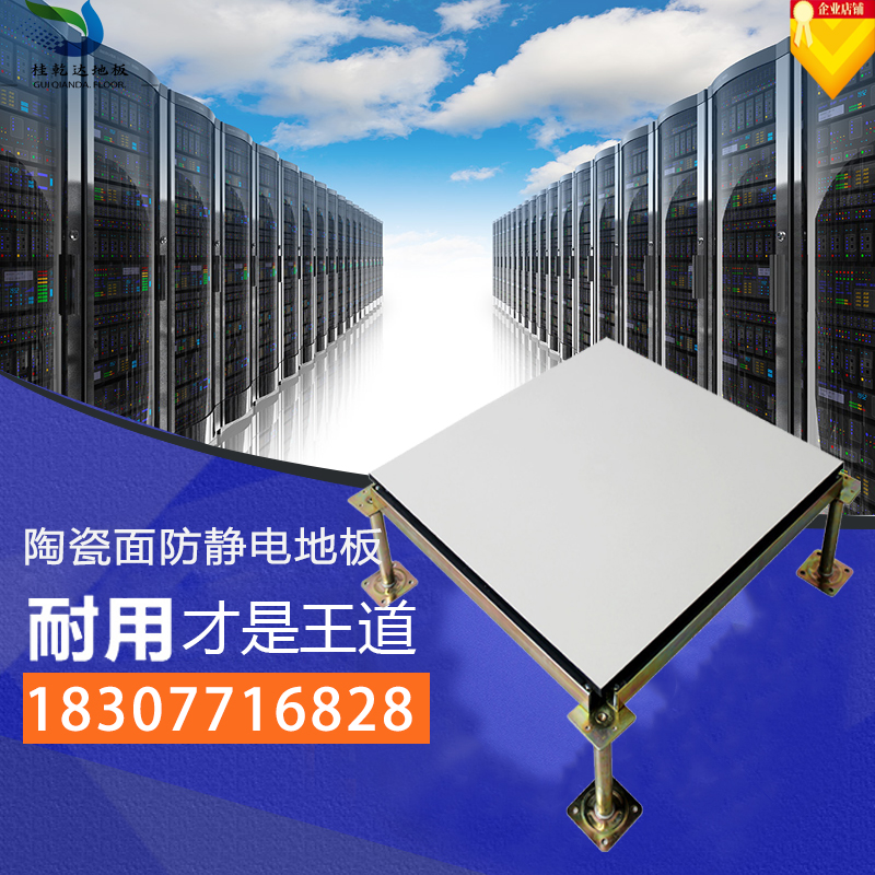 Ceramic anti-static floor raised floor elevated raised floor all-steel anti-static floor static ground