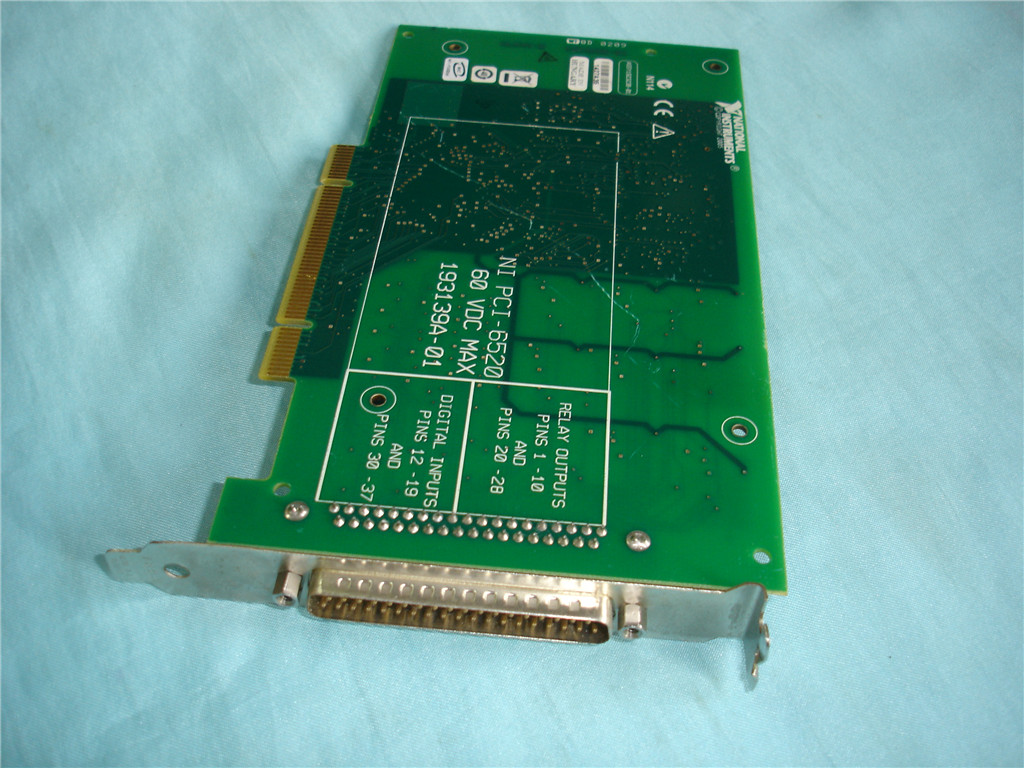 US NI PCI-6520 779443-01 Industrial Digital Collection Card Invoicing Excellent