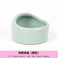 Фарфоровое пищевое горшок синий