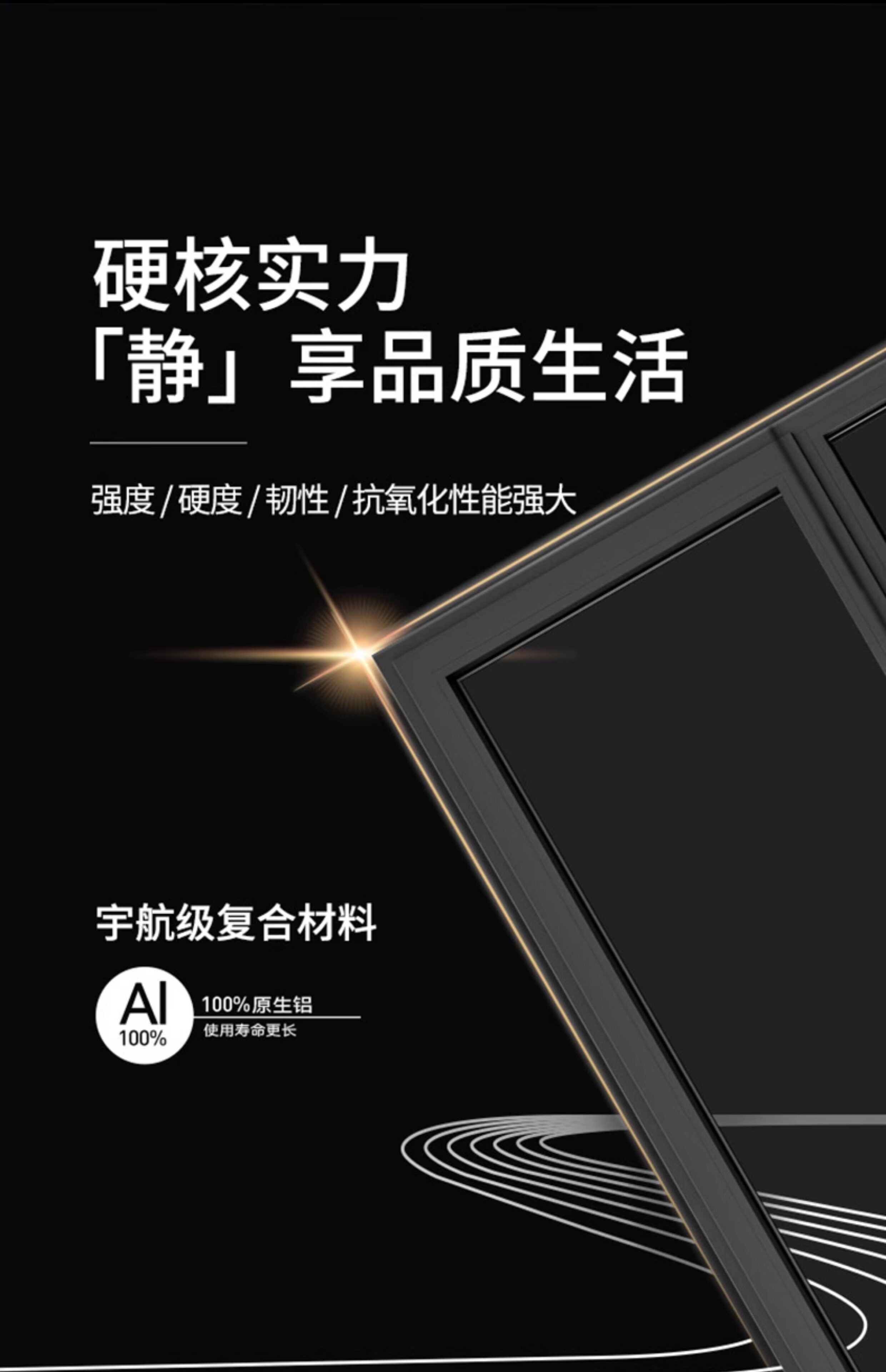 Оконные системы  皇派门窗 安纳西105双内开窗 隔音落地窗户定制 断桥铝门窗封阳台