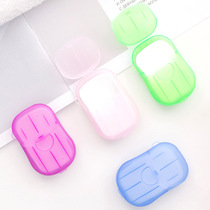 Disposable Soap Sheet Boxed Soap Paper Portable Travel Outdoor Hand Wash Sheet Small Soap Sheet Mini Soap Paper