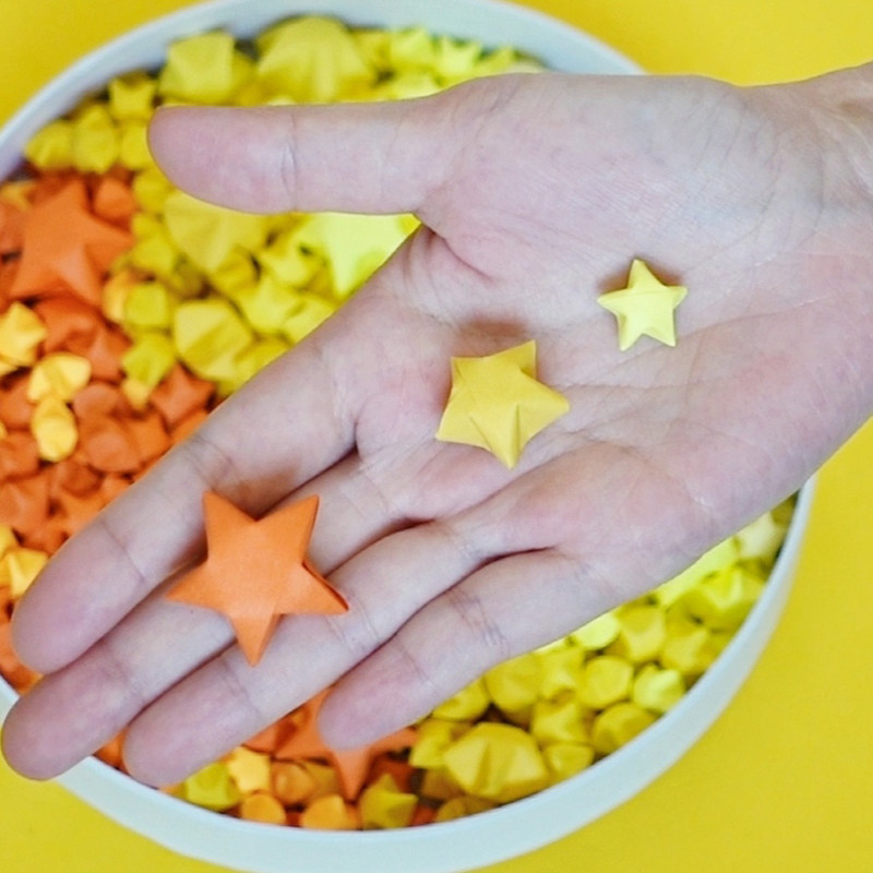 Gradient Lucky Wish Pentagon Finished Star Products Hand Valentine's Day Creative Marriage Confirmation Decoration