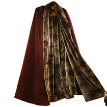 Cashmere Ooka] Tibetan clothing warm and thickened monk cloak sitting Zen coat cloak monk closed monk clothing