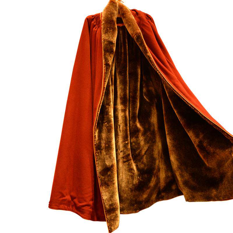 Cashmere Okang] Tibetan lama monk clothing gurus master male winter warm coat cloak thickened sitting meditation closed clothes