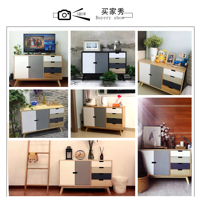 Tủ gỗ ngăn kéo tủ lưu trữ tủ ngăn kéo tủ Bắc Âu tủ lưu trữ đơn giản hiện đại phòng ngủ tủ ngăn kéo cung cấp đặc biệt IKEA - Buồng tu quan ao dep