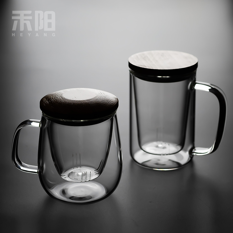 Send Yang Japanese tea separation. The creative household contracted move make tea glass office glass filter