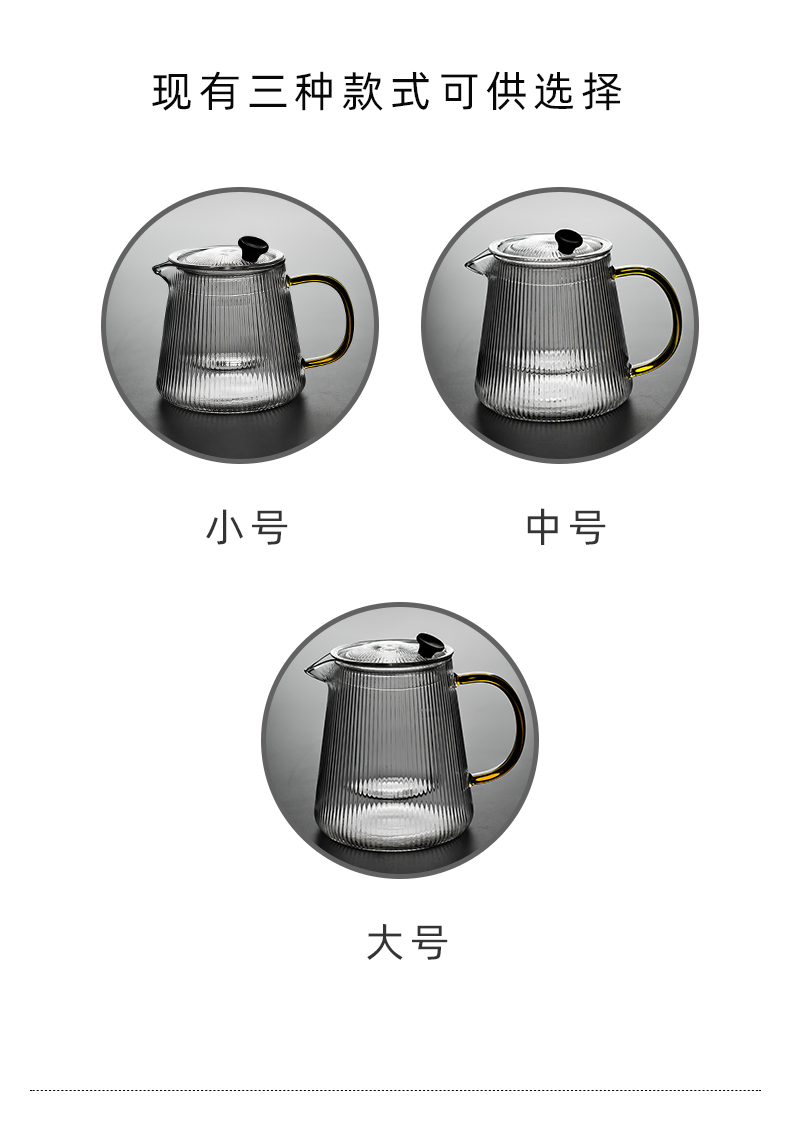 Send Yang filter glass teapot teapot high - temperature cooking pot electricity TaoLu household large flower pot office