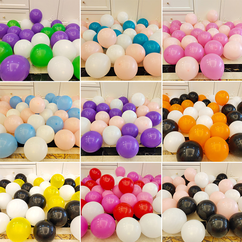 10 inch thickened matte balloon birthday party decoration wedding wedding room layout balloon creative romantic wedding supplies