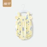 Детская тонкая летняя одежда для девочек, освежающее дышащее милое боди без рукавов для принцессы, городской стиль