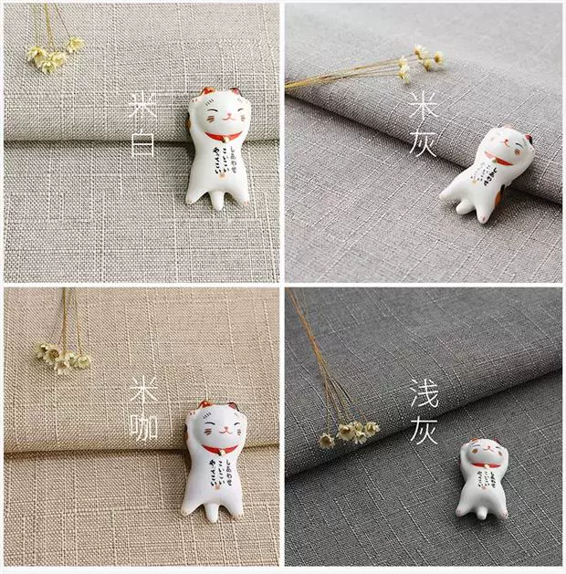 Vải bố thêu vải lanh màu tím nền vải bọc ghế sofa mới vải rèm vải cotton và vải lanh thêu vải bọc máy giặt - Vải vải tự làm