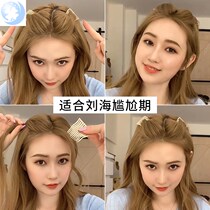 Korean unscented inverted comb small black Showa wind oil painting sense hairclip metal hair banghai clip top clip female clip