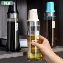 Glass oil pot gravity sensor seasoning bottle soy sauce vinegar spray pot bottle can kitchen household sesame oil bottle anti-leakage oil bottle