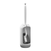 Toilet brush household no dead ends 2024 new set wall-mounted base long handle bathroom brush toilet brush artifact