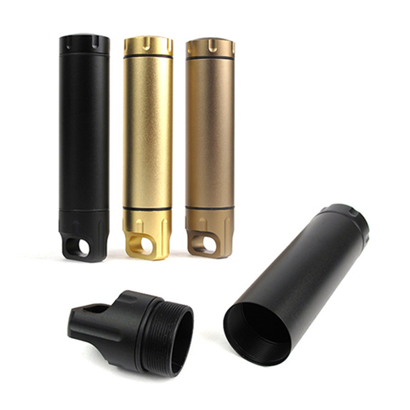 Aluminum alloy waterproof warehouse Cigarette warehouse sealed tank EDC waterproof tank waterproof box medicine warehouse Outdoor supplies storage protection