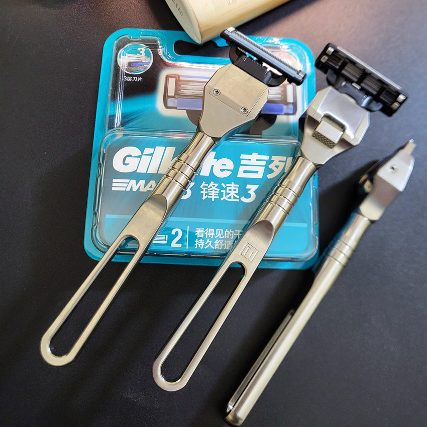 🌟 The ultimate shaving experience | Sufeng pure titanium razor