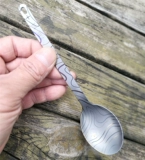 TOPO цвет титановый ориентир узор чистый титан суповая ложка ложка с прямой ручкой вилка ложка открытый кемпинг барбекю пикник посуда антибактериальная