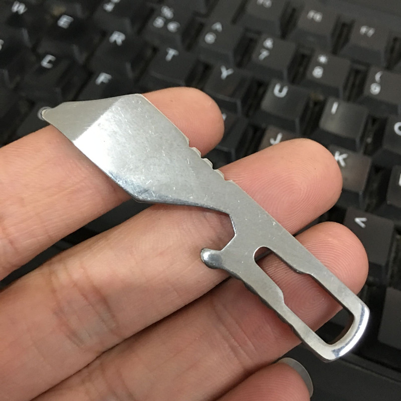 Walker key buckle pendant EDC tool bottle opener Opener Crowbar Multifunction Combination Carry-on gear