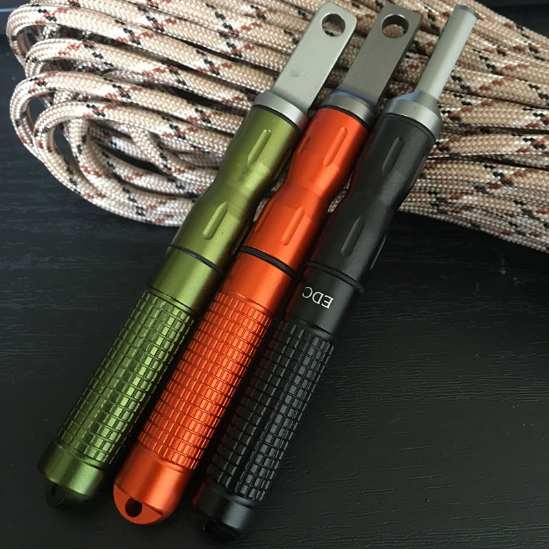 Outdoor Camping Protection Lifesaving Equipment Waterproof Beating Fire Stone Emergency Take Fire Baton Fire Baton easy and easy to operate