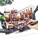 申内利尔 Дизайнерский маркер, акварель для школьников, цветные карандаши, мелки, кисть, ручная роспись