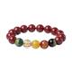 Five-way God of Wealth Bracelet, Natural Purple Gold Sand Fidelity Cinnabar Bracelet, Female Bracelet, Male Lucky Bracelet