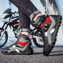 Cycling shoes 2024 summer new breathable motorcycle riding boots mens casual waterproof motorcycle rally motorcycle shoes