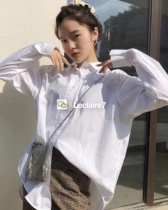 Spot Toteme capri white cheese classic cotton base long sleeve button shirt