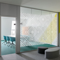 Diamond light company Hotel restaurant decorative glass stickers Office doors and windows partition glass film can be customized