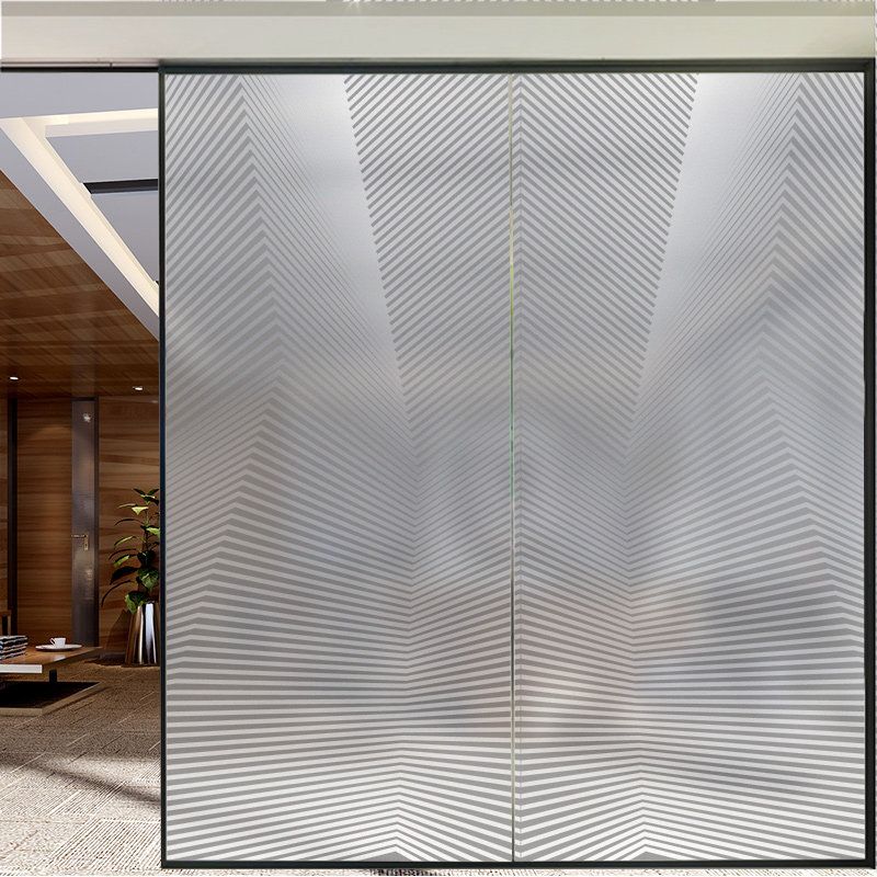 Creative Wave Dot Line Glass Waist Line Stickers Company Decoration Office Shop Shop Window Anticollision Wall Sticker Painting-Taobao