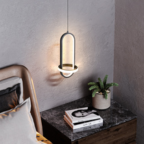 Bedside chandelier modern simple restaurant bedroom chandelier art creative personality led fashion Nordic dining room lamps