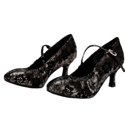 ADS Dance Shoes Missfun Ensemble Edition A5013-005 Professional Female Morden Shoes Sheep Leather Waltz Tango Social Dance