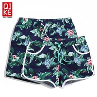 Quần khô nữ đi biển nhanh quần đôi nam-cha-mẹ quần short cỡ lớn quần bơi rộng kỳ nghỉ bên bờ biển đấm bốc năm điểm nóng - Quần bãi biển 	mua quần áo đi biển