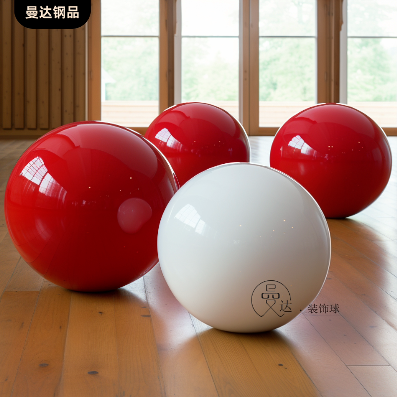 哑光白色球不锈钢彩色球空心圆球：现代家居的点睛之笔✨