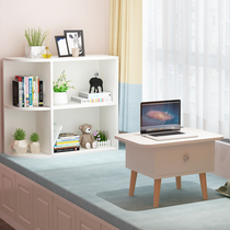 Floating window cabinet locker window rack small bookshelf storage bookcase balcony cabinet creative combination tatami cabinet