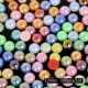 12 -миллиметровый смешанный цвет половины имитация около 100 жемчугов