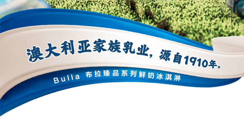 澳洲进口 Bulla 鲜奶冰激淋 1L*2桶 多口味可选 图2