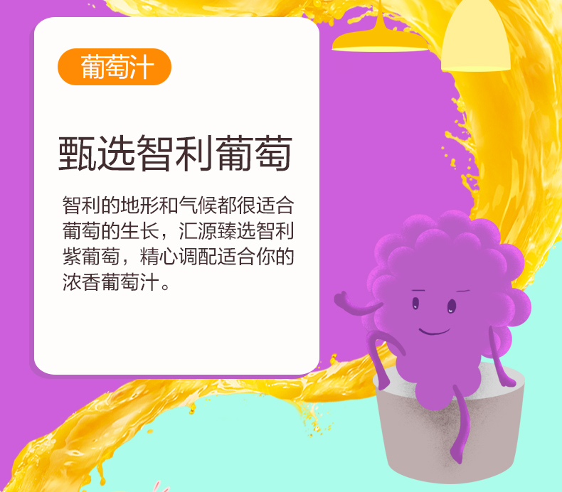 天猫超市 汇源果汁 臻贵礼盒 100%果汁 1L*5盒 0添加 图8