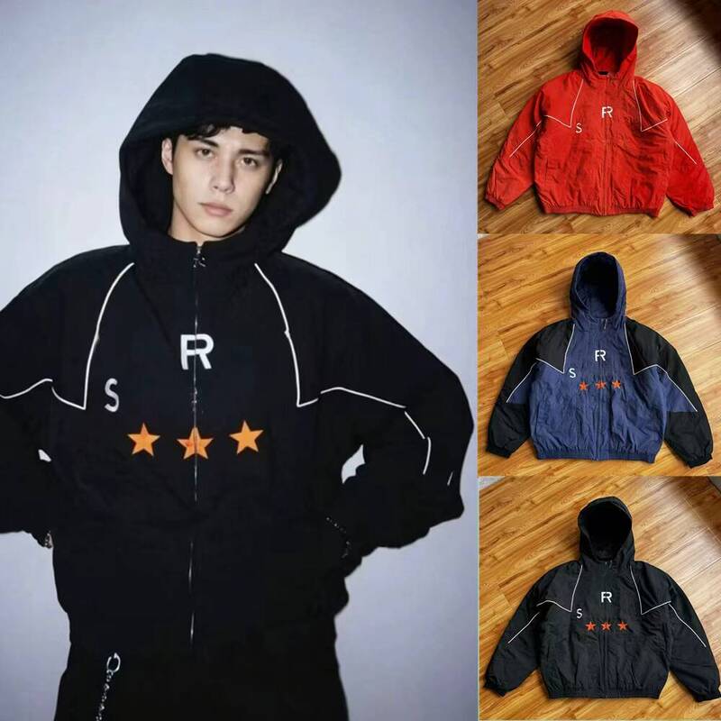 Nahmias Marty Ss26 Chest Logo Letter Star Pattern Quilted Jacket Unisex