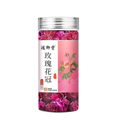 玫瑰花冠茶干玫瑰花蕾玫瑰散装花草茶叶泡茶花茶组合瓶装SK