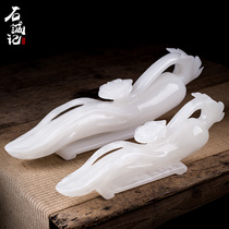 Shi Chengji natural jade life wishful decoration wine cabinet rack decoration birthday birthday birthday birthday birthday opening