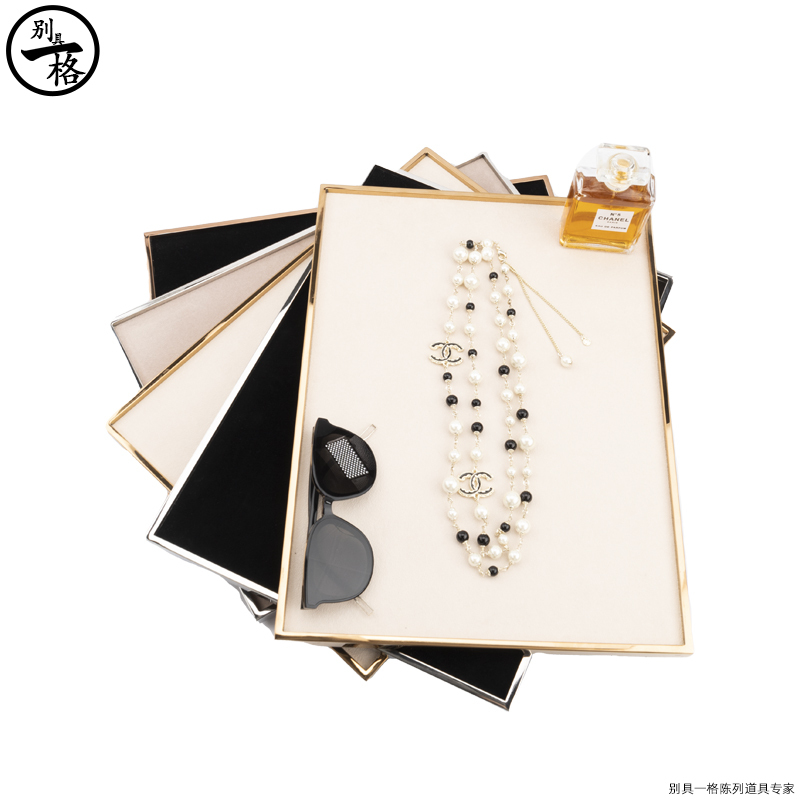 Jewelry Hairpin Display Stand Viewing Tray Jewelry Tray Watch Ring Necklace Luxury Goods Storage Tray Display