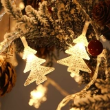 Рождественские гирлянды со звездами, атмосферные огни в комнате, гирлянды для кемпинга на открытом воздухе, мигающие звездные огни