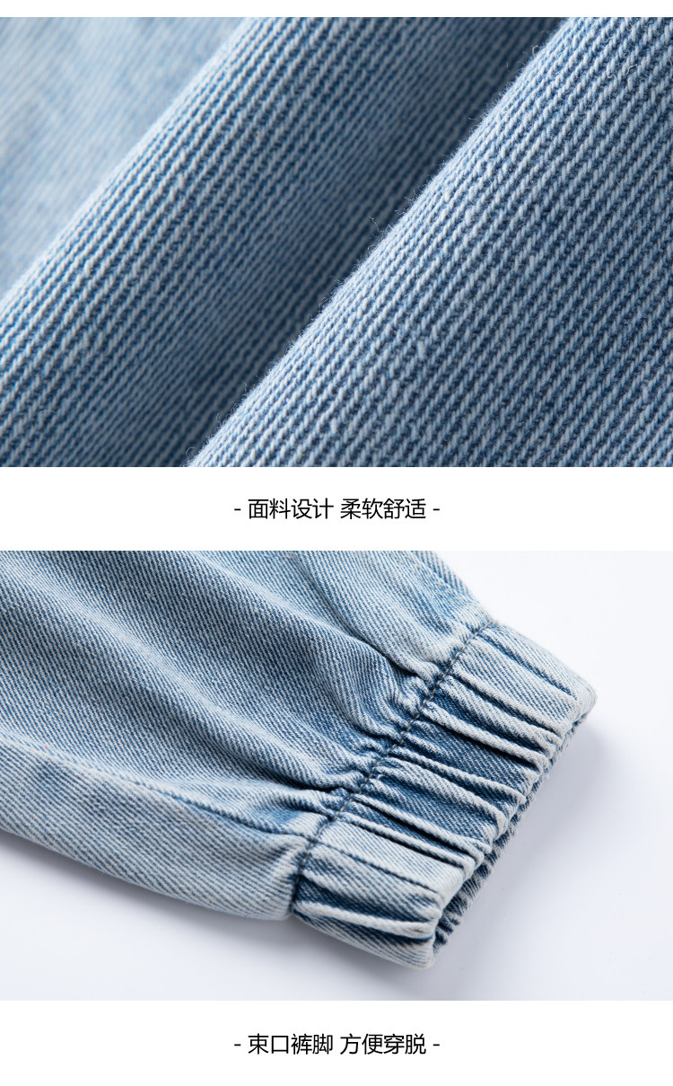 Осенние детские штаны, флисовые весенние спортивные джинсы, детская одежда jeanswest jnr./真维斯童装 