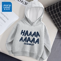 [Весенний и осенний свитер капюшона] Грей/Дж. Хахаха