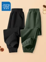 【1 Пара пружинных и осенних брюк + один пружинный и осенний брюк】 черный/J с твердым цветом-военный зеленый/J сплошной цвет