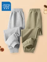 【1 Пара пружинных и осенних брюк + один пружинный и осенний брюк】 серой/J Сплошные цвета-хаки/J Сплошное цвет