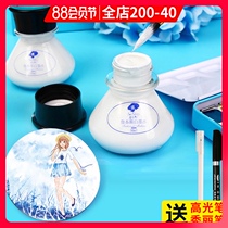 RUBENS WHITE INK 30ML BOTTLE send high-gloss PAINTING pen PLUS NEEDLE pen ART painting WHITE INK liquid HIGH-gloss liquid WATERCOLOR paint GOUACHE painting special tools leave white liquid comic cover